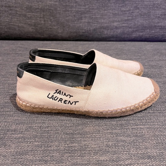 Saint Laurent Shoes - Saint Laurent Embroidered Espadrilles in canvas size 37